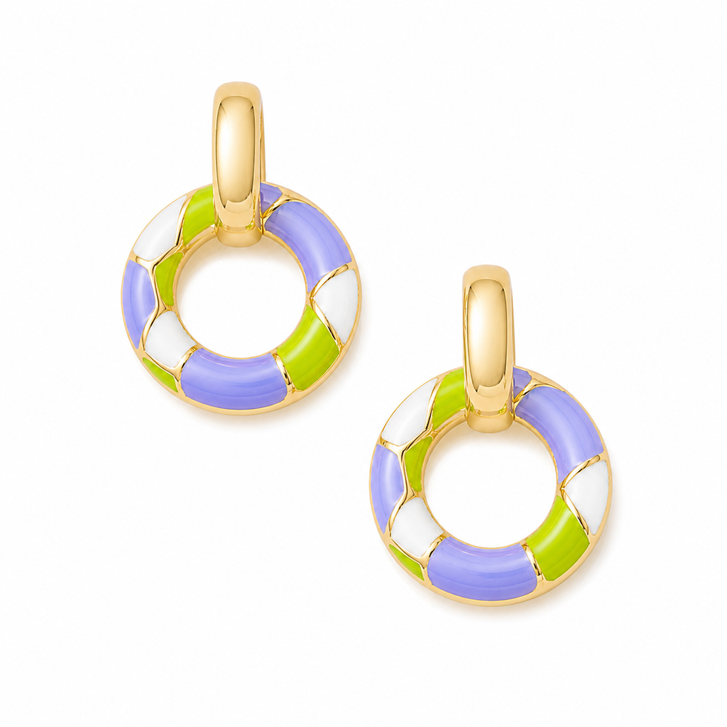 Chromatic Purple Pastel Enamel Drop