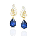 Blue Gemstone Drop